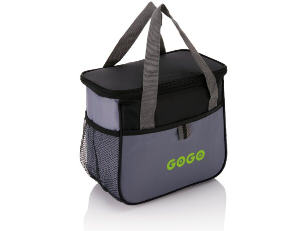 Neveras originales con capacidad para 6 Latas de poliéster Básica Negro/gris detalle 6