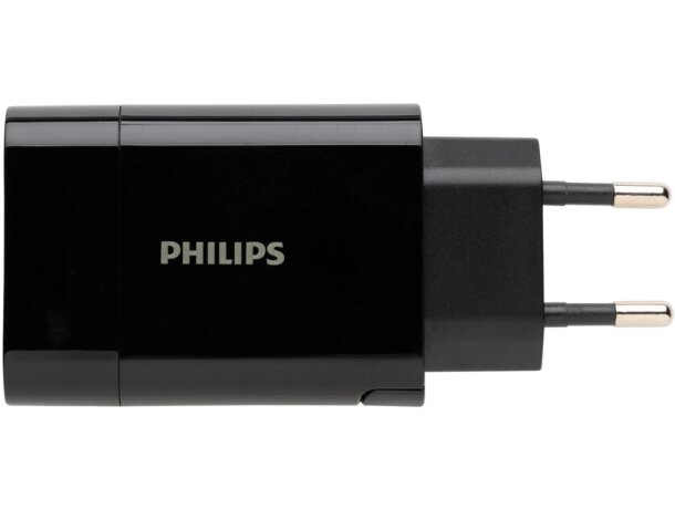 Cargador de pared PD ultrarrápido de Philips Negro detalle 2