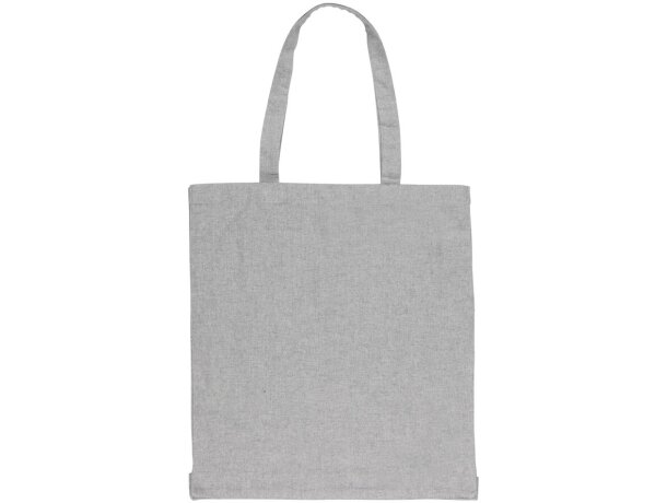 Tote sostenible 100% algodón Impact Aware Gris detalle 4