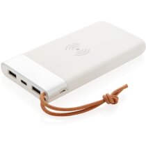 Batería externa Aria 8.000 mAh con carga inalámbrica 5W