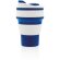 Tazas plegable de silicona Azul detalle 26