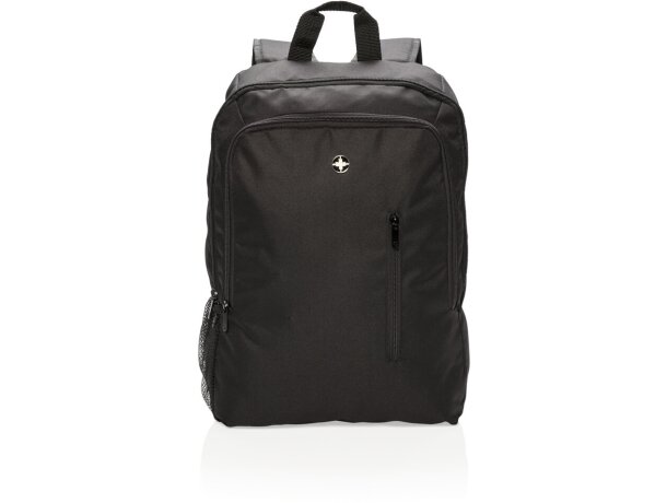 Mochila negocios 17” Swiss peak Negro detalle 1