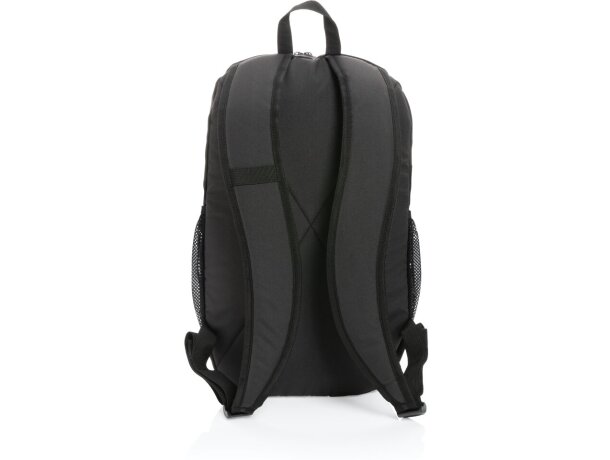 Mochila casual Impact AWARE ™ 300D RPET Negro detalle 14