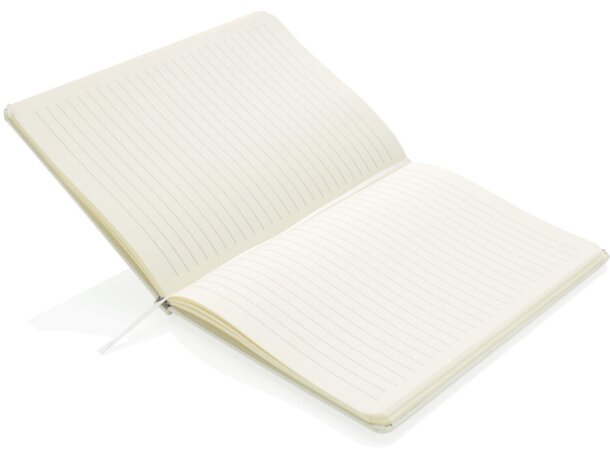 Libreta A5 Básica de Tapa Dura Blanco detalle 17