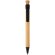 Bolis ecológicos de bambú y paja de trigo tinta azul Negro detalle 2