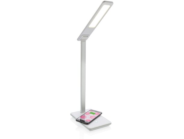 Lámpara de escritorio de carga inalámbrica 5W Blanco detalle 4