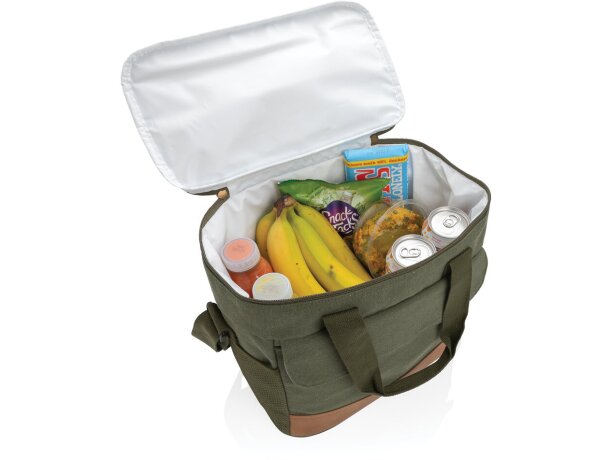 Bolsa termica publicitaria algodón reciclado Verde detalle 34