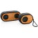 Altavoz doble Bamboo X Negro/marron detalle 9