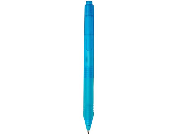 Bolígrafo con nombre de silicona acabado mate tinta azul Azul detalle 11