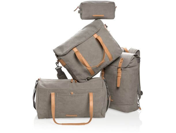 Neceser promocional de viaje para maleta de mano Gris detalle 20