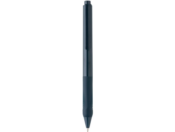 Bolígrafo con nombre empuñadura silicona tinta azul X9 Azul marino detalle 21