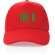 Gorra de algodón reciclado Impact 280gr con trazador AWARE™ Rojo detalle 32