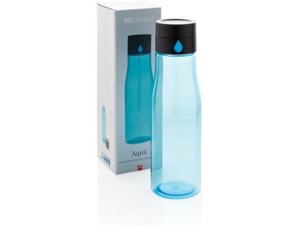 Botella tritan antigoteo de hidratación Aqua Azul detalle 20