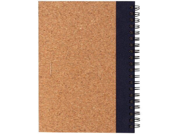 Cuaderno espiral de corcho con bolígrafo Azul detalle 16