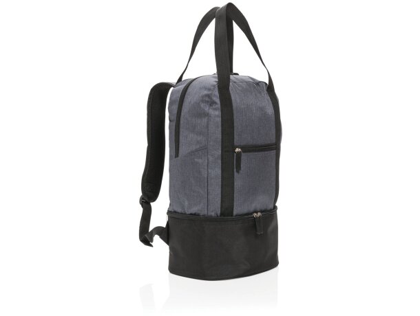 Mochila térmica eva con compartimiento nevera Gris/negro detalle 7