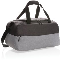 Bolsa de fin de semana Duo color RPET RFID sin PVC