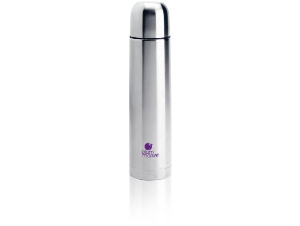 Termo de acero inoxidable 1 l Plata detalle 1