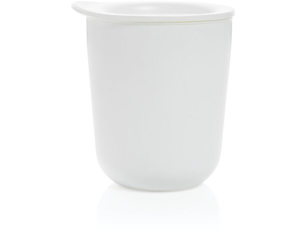 Taza de café antimicrobiana simplista Blanco detalle 20