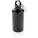 Botella deportiva de aluminio reutilizable con mosquetón detalle 1