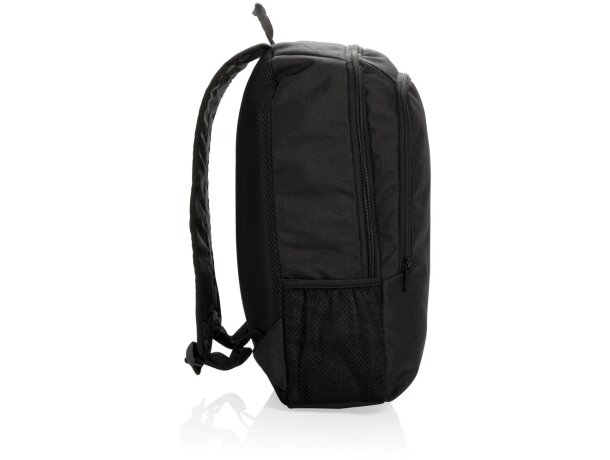 Mochila negocios 17” Swiss peak Negro detalle 2