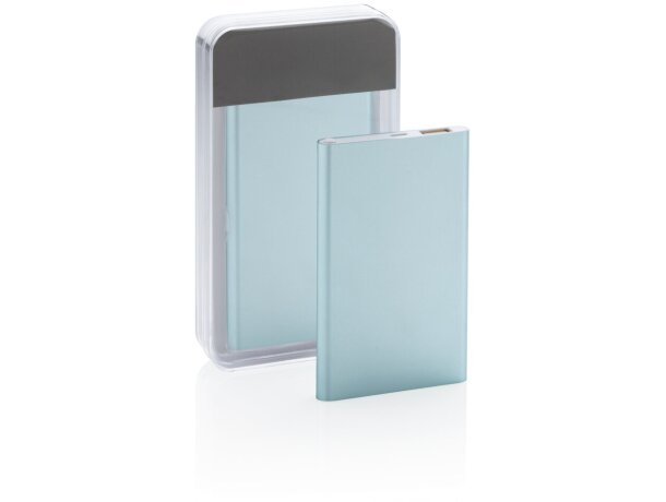 Powerbank elegante en varios colores de 4000 mah Azul/blanco detalle 10