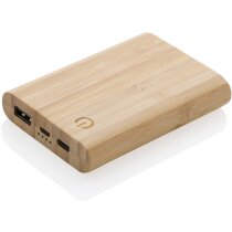 Powerbank de bambú certificado FSC de 5.000 mAh