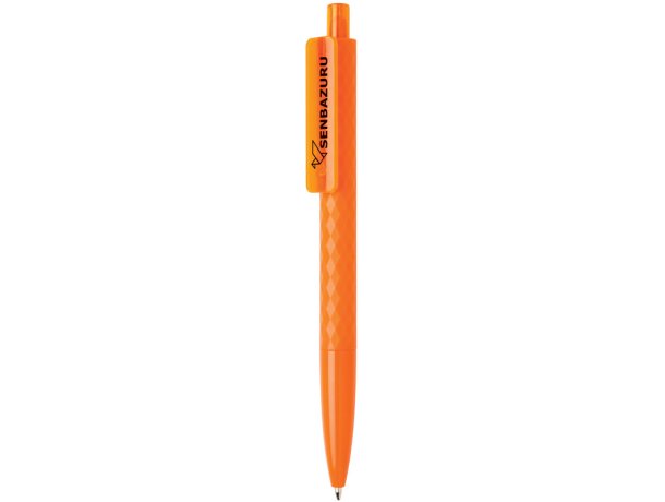 Bolis originales ballpoint acabado geométrico tinta alemana azul X3 Naranja detalle 47