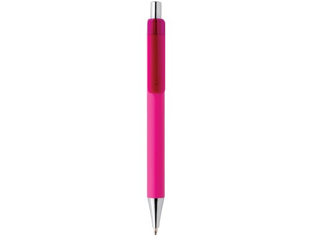 Bolígrafo suave X8 Rosa detalle 1