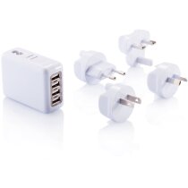 Enchufe para viajes con 4 puertos usb personalizado