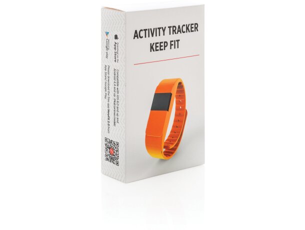 Monitor de Actividad Keep Fit Naranja detalle 2