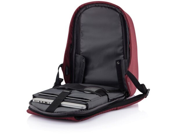 Bobby Hero Regular, mochila antirrobo Rojo cereza detalle 80