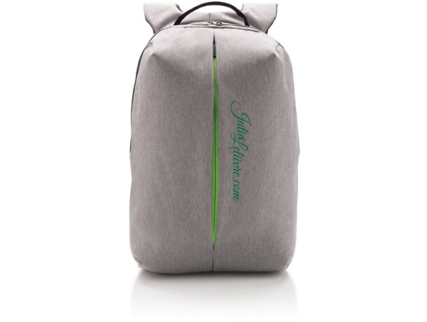 Mochila Para deporte Y Oficina Gris/verde detalle 12