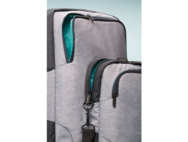 Mochila para portátil 15” Arata Gris/negro detalle 9