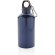 Botella deportiva de aluminio reutilizable con mosquetón Azul detalle 20