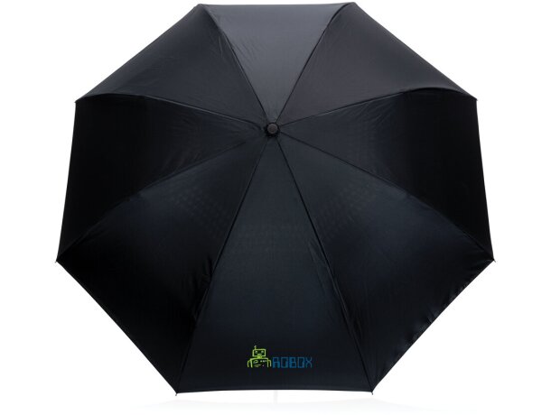 Paraguas ecológico reversible 23" RPET 190T Impact AWARE ™ Antracita detalle 2