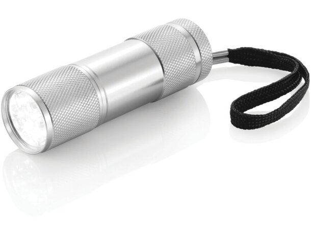 Linterna 9 leds con correa de transporte Azul detalle 12