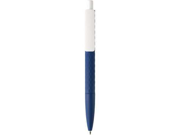 Bolígrafo suave X3 Azul marino/blanco detalle 68