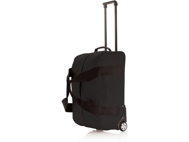 Trolley Foxborough 50 litros poliéster resistente asa ajustable Negro detalle 3