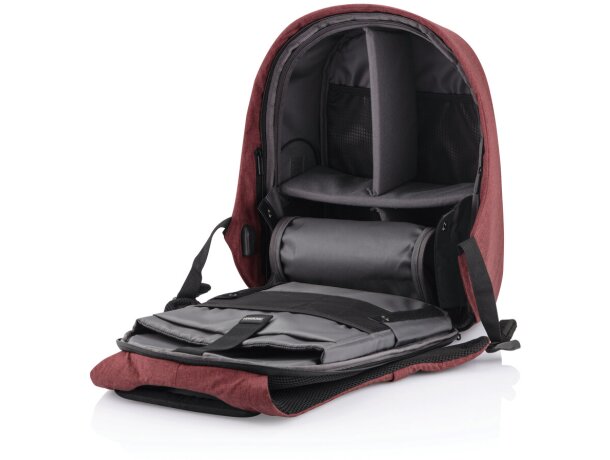 Bobby Hero Regular, mochila antirrobo Rojo cereza detalle 89