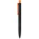 Bolígrafos con nombre forma exclusiva de diamante y tacto suave Naranja/negro detalle 42