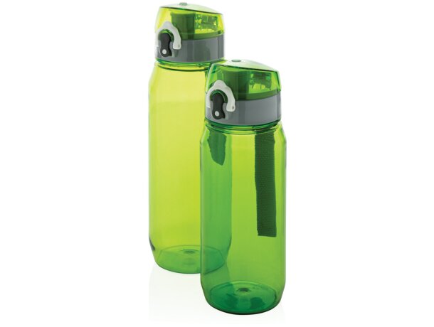 Botella tritan con tapón de bloqueo 600 ml Verde/gris detalle 30