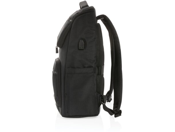 Mochila para portátil 15,6 Swiss Peak AWARE ™ RPET Voyager Negro detalle 4