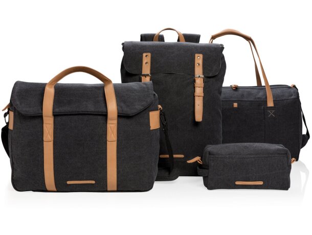 Neceser promocional de viaje para maleta de mano Negro detalle 10