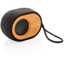 Altavoz bluetooth bambú y tejido ecológico