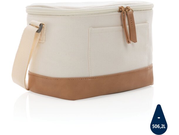 Bolsa nevera para publicidad Impact AWARE™ lona reciclada 6L Verde detalle 41