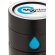 Botella de seguimiento de hidratación Aqua Negro/azul detalle 6