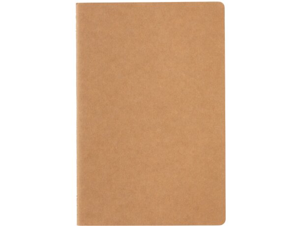 Libreta A5 de tapa blanda estándar FSC® Marron detalle 15