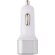 Cargador de coche rápido 30W con triple salida y PD Blanco detalle 3