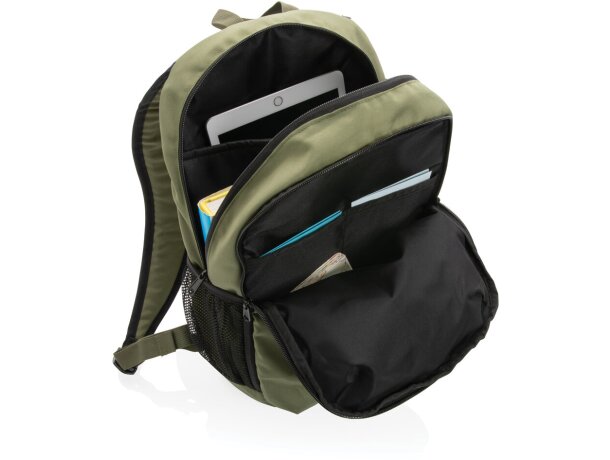 Mochila casual Impact AWARE ™ 300D RPET Verde detalle 50