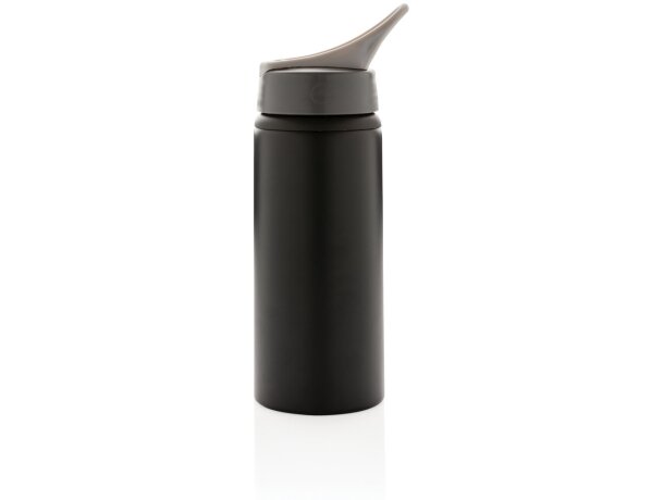 Botella deportiva con logo asa de transporte polipropileno Negro detalle 7